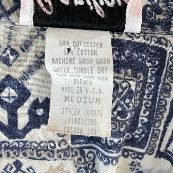 Vintage Caribou Button Down Short Sleeve Shirt EUC - Picture 8 of 8